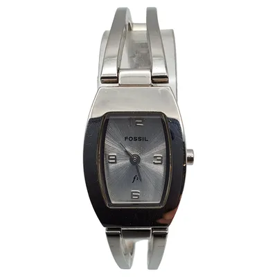 Fossil f2 Damenuhr Armbanduhr Edelstahl Silber Elegant 17 cm