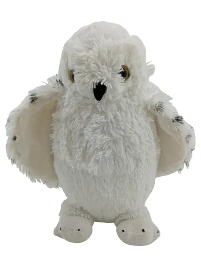 The Noble Collection Plüschtier Schneeeule Kuscheltier Weiß 26cm