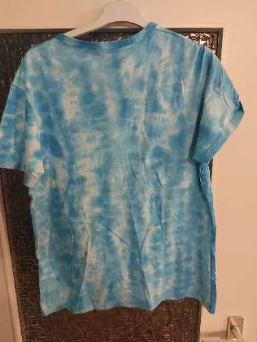 Dark Horse Herren T-Shirt Sailing Club Maritim Batik Blau Gr. XL