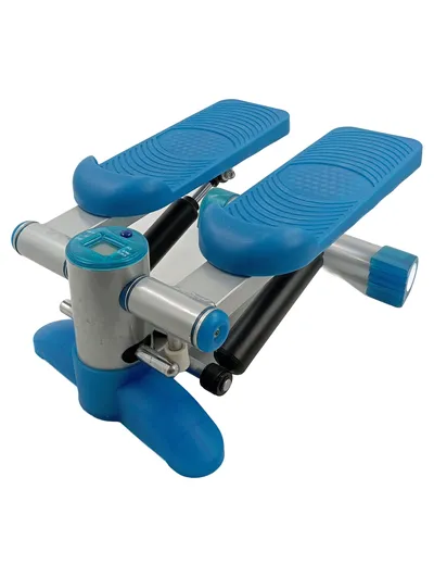 Mini Stepper Heimtrainer Stepgerät LCD Display Fitness Treppensimulator Blau