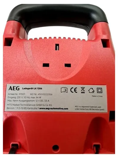 AEG LK 1206 Autobatterie Ladegerät Intelligente Power 12V 6A Rot