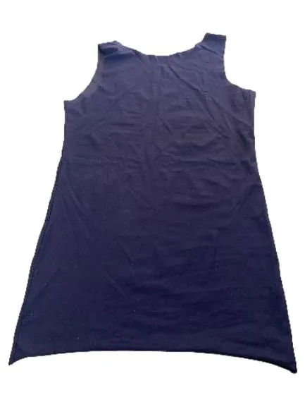 ESTOMO Damen Top Unterhemd Blau Gr. S Basic Viskose 3