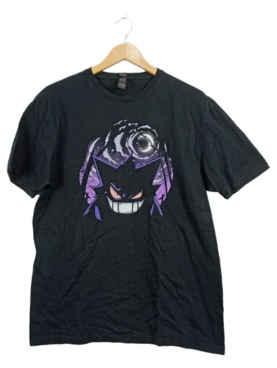 Gildan Softstyle T-Shirt Herren Gr. L Schwarz Grafik Print Gaming