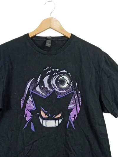 Gildan Softstyle T-Shirt Herren Gr. L Schwarz Grafik Print Gaming