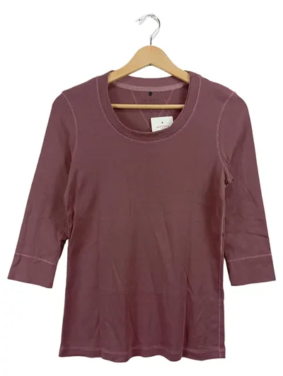 Olsen Damen Langarmshirt 3/4-Arm Gr. 36 Rosa Basic Baumwolle