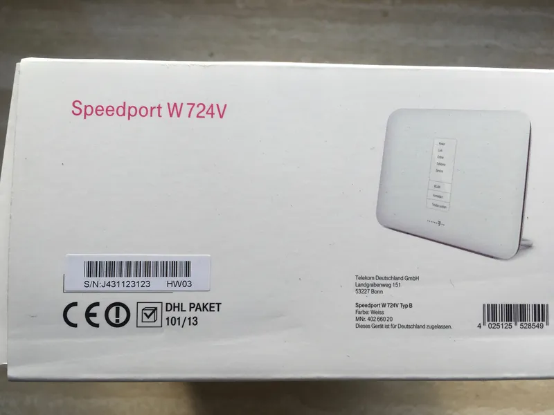 Deutsche Telekom Speedport W 724V WLAN Router Weiß 5