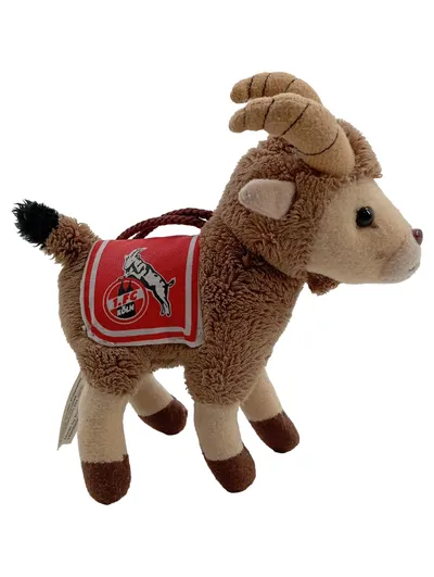 1. FC Köln Plüschtier Geißbock Maskottchen Kuscheltier Braun 13cm