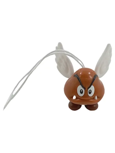 Nintendo Pilz Fan Figur Anhänger Super Mario Bros Braun 4cm