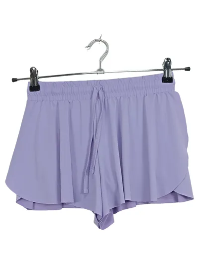 Mädchen Sportrock Skort Lila Gr. 146/12 Jahre Elastikbund Laufshorts