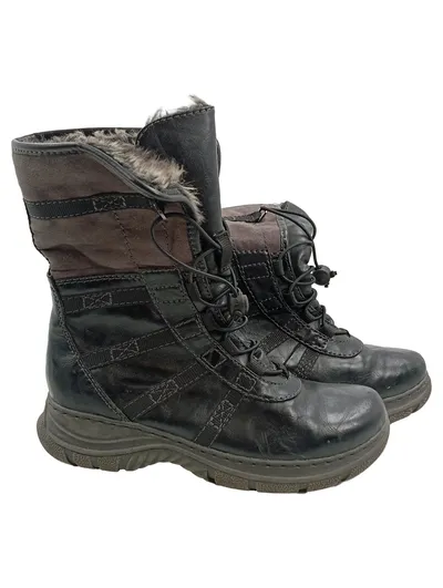 Tamaris Damen Schneestiefel Winterstiefel Gr. 39 Schwarz Outdoor Fell