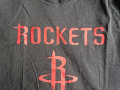 New Era Houston Rockets NBA T-Shirt Herren Gr. M Schwarz Basketball
