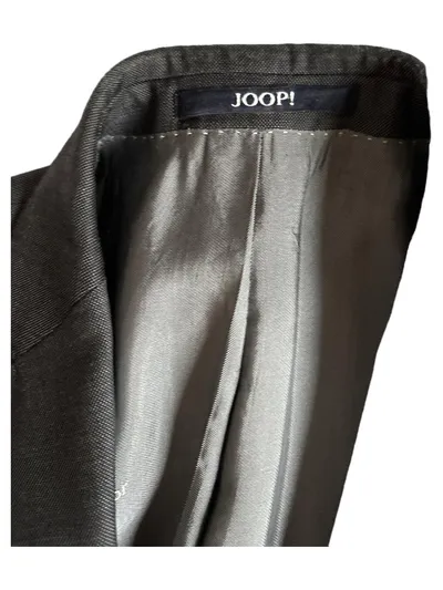 JOOP! Herren Anzug Sakko + Hose Grau Wolle Business Gr. 50/L