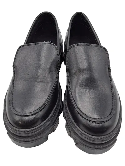 Another A Damen Loafer Slipper Schwarz Gr. 37 Plateau Chunky