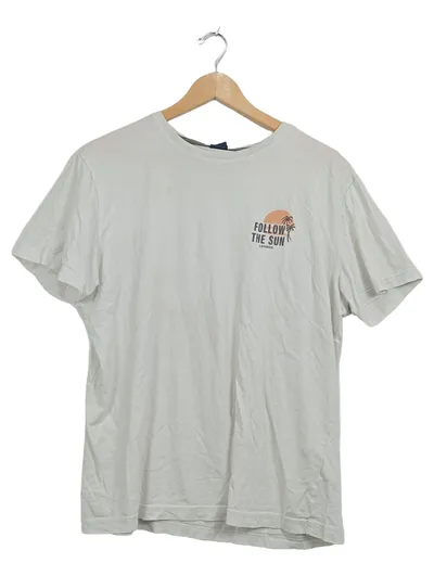 LERROS Herren T-Shirt Follow The Sun Gr. L Beige Casual Sommer