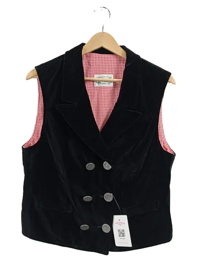 Gössl Trachtenweste Damen Samt Schwarz Gr. 40 Tracht Oktoberfest