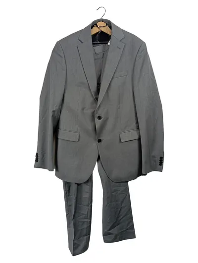 JOOP! Herren Anzug Grau Schurwolle Business Sakko Hose Gr. 50/L