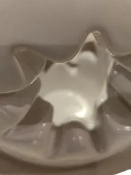 PartyLite Duftlampe Stern Teelichthalter Porzellan Weiß Kugelform