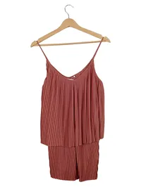 ABOUT YOU Damen Plissee Top Gr. S 34 Rosa Träger Falten Sommer 1