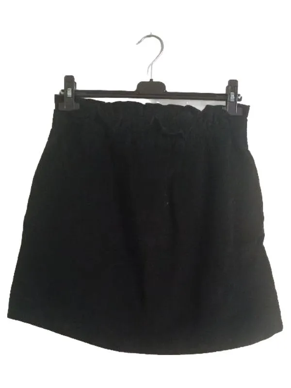 bonprix collection Damen Faltenrock Schwarz Gr. 38 M Basic Minirock 2