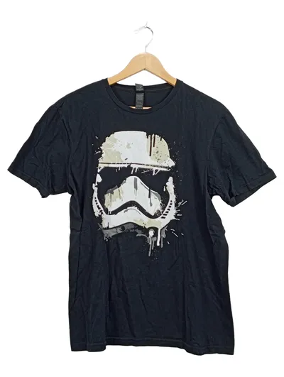 Gildan T-Shirt Star Wars Stormtrooper Helm Herren Gr. M Schwarz
