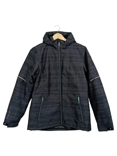 Killtec Outdoorjacke Kinder Gr. 164 Schwarz Wasserdicht Winddicht