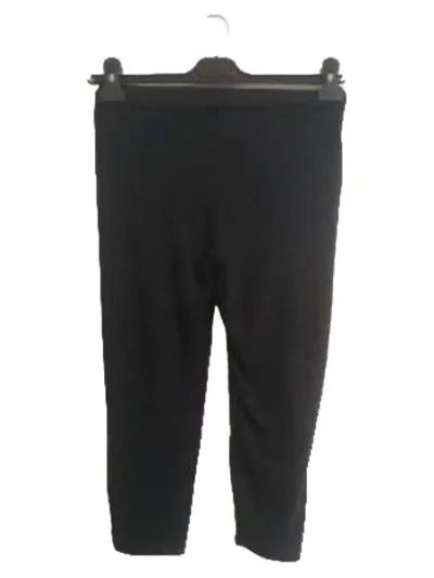 AMISU Damen Leggings Capri Hose Schwarz Größe M Basic