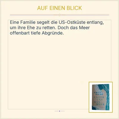Unter uns das Meer - Amity Gaige | Roman | Eichborn Verlag | Taschenbuch