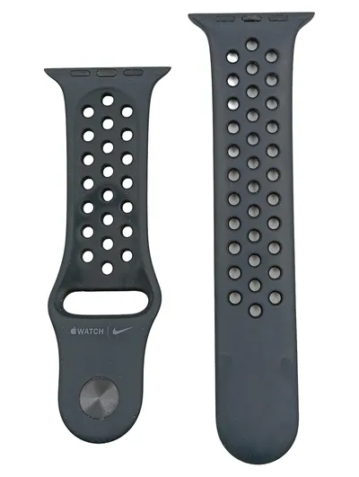 Nike Sportarmband Apple Watch Silikon Grau Lochmuster 38/40/41mm