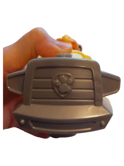 Paw Patrol Rubble Baufahrzeug mit Figur Spielzeugauto Gelb Licht