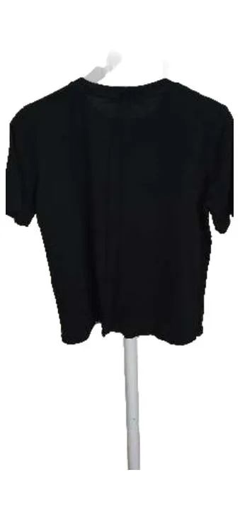 LCW Casual Damen T-Shirt Schwarz Cupcake-Aufdruck Gr. L