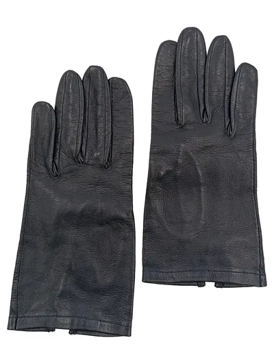 Roeckl Lederhandschuhe Damen Größe 7 S Schwarz Klassisch Ungefüttert