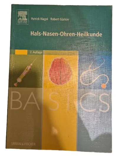 BASICS Hals-Nasen-Ohren-Heilkunde Nagel Gürkov 2. Auflage Elsevier HNO
