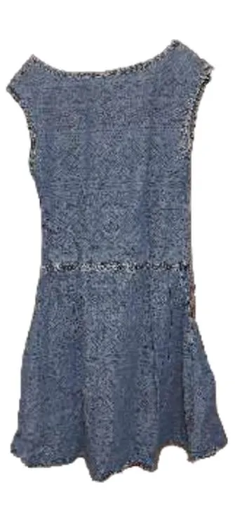 Alife & Kickin Damen Jeanskleid Freizeitkleid Ethno XS Blau
