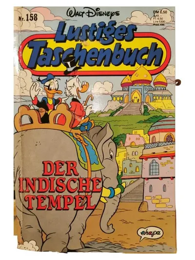 Walt Disney Lustiges Taschenbuch Nr. 158 Der Indische Tempel Ehapa Comic