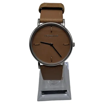 LIEBESKIND BERLIN Damenuhr Armbanduhr Braun Leder Minimalistisch