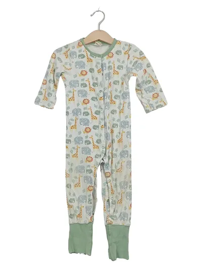 ALANA Baby Strampler Einteiler Gr. 74/80 Tiermotiv Baumwolle Safari