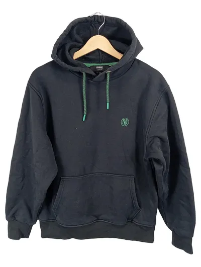 Mavi Hoodie Kapuzenpullover Herren Gr. M Schwarz Loose Fit