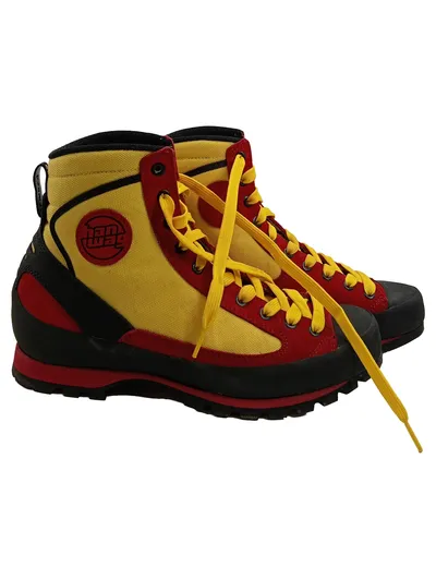 Hanwag Herren Wanderschuhe Outdoorschuhe Gr. 41.5 Gelb Rot