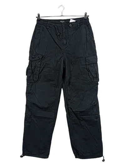 Sublevel Herren Cargohose Schwarz Größe 32 Urban Streetwear Cargo Pants
