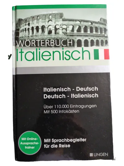 Wörterbuch Italienisch Deutsch Lingen 110.000 Einträge Sprachbegleiter Reise