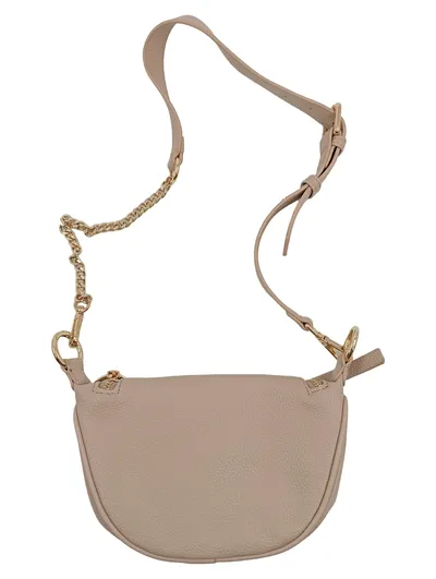 Seidenfelt Manufaktur Crossbody Bag Damen Leder Beige Umhängetasche