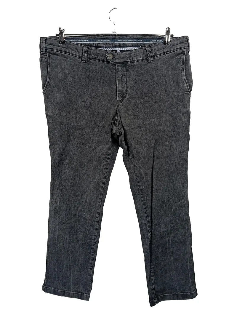 Eurex by Brax Herren Stoffhose Gr. 28 Grau Comfort Stretch 1