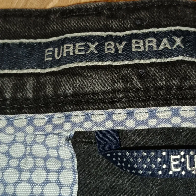 Eurex by Brax Herren Stoffhose Gr. 28 Grau Comfort Stretch 2