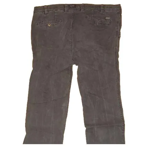Eurex by Brax Herren Stoffhose Gr. 28 Grau Comfort Stretch 3
