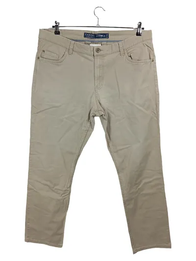 Canda C&A Herren Chino Stretch Stoffhose Beige Gr. 40/32 W40 3XL