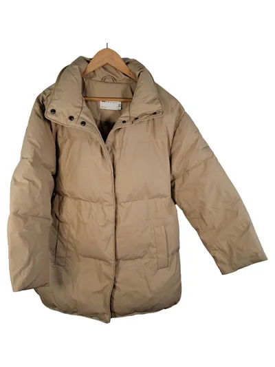 ASOS Design Damen Steppjacke Beige Gr. 34 XS Winterjacke Puffer