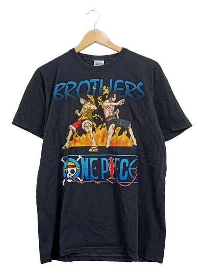 ONE PIECE Brothers Anime Fanshirt T-Shirt Herren Gr. L Schwarz