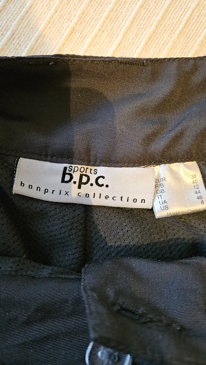 bonprix collection Damen Cargohose Gr. 38 Grau Outdoor Polyester 3