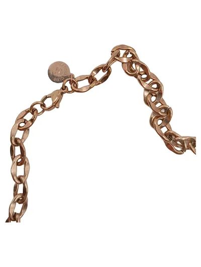 Purelei Halskette Damen Gold Gliederkette Rosegold 42cm Metall