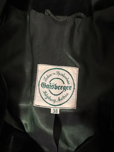 Gaisberger Couture Damen Trachtenjacke Rosenmuster Gr. 38 Grün Salzburg
